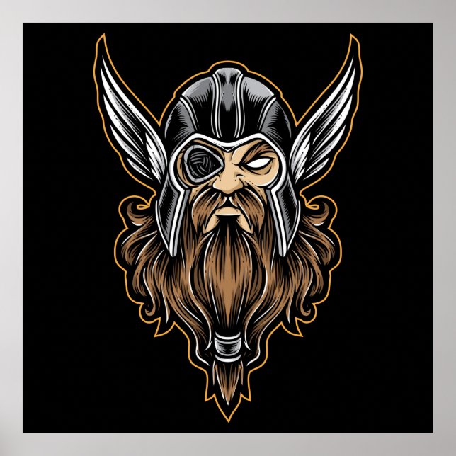Viking Warrior Poster (Frente)