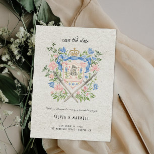 Viking Wolf Crest Salve o Cartão de Data