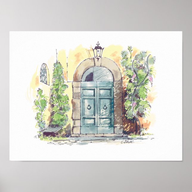 Villa Door Florence poster (Frente)