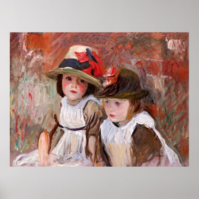 Village Children, famosa trabalho de arte, Poster (Frente)