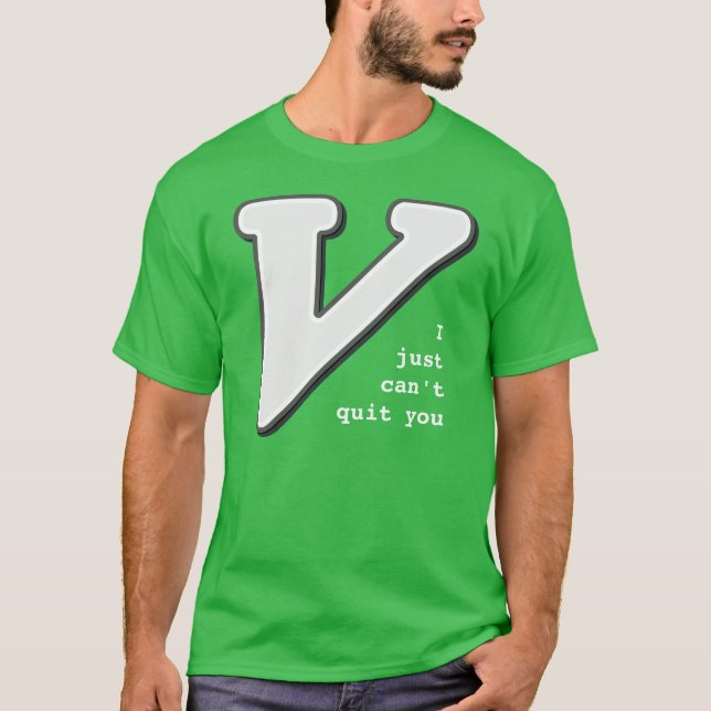 Vim: Eu apenas não posso pará-lo t-shirt (Frente)