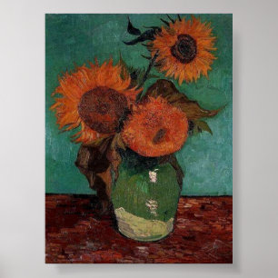 Vincent Van Gogh 3 Sunflower Art Impressão