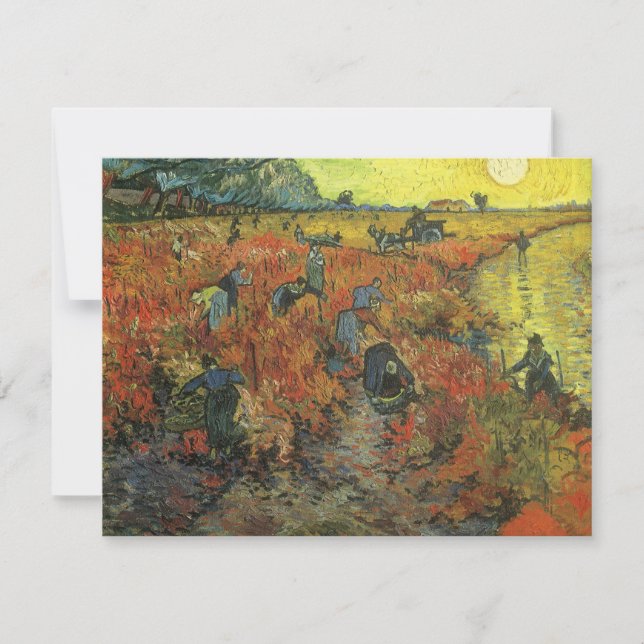 Vincent van Gogh - A Vinha Vermelha (Frente)