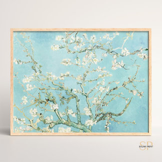 Vincent Van Gogh Almond Blossom Art Impressão Vint
