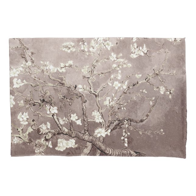 Vincent Van Gogh Almond Blossoms Beige Taupe (Frente)
