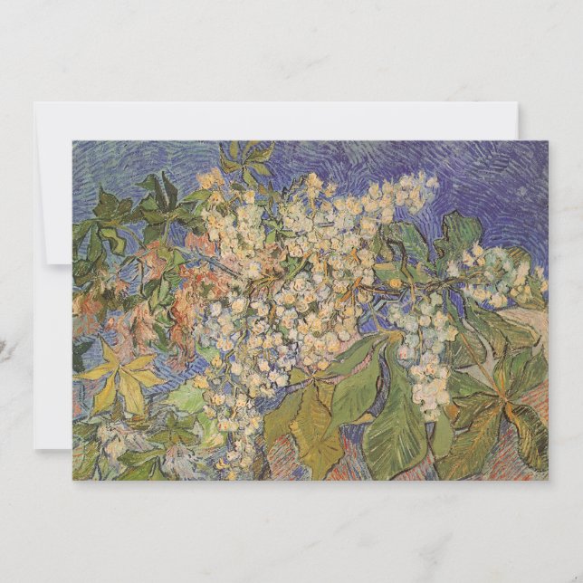 Vincent van Gogh - Blossoming Chestnut Branches (Frente)