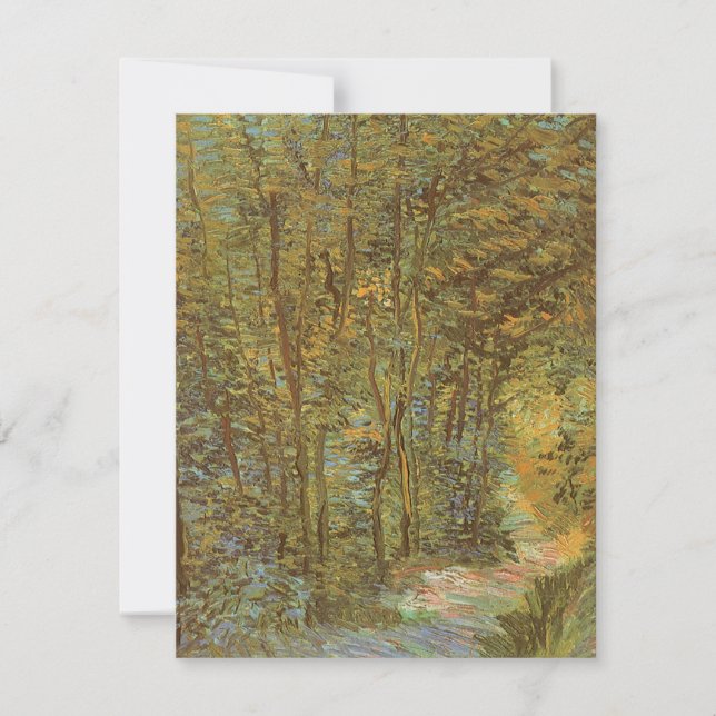 Vincent van Gogh - Caminho no Bosque (Frente)