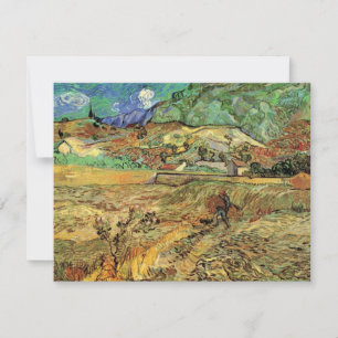 Vincent van Gogh - Campo de Trigo Cercado com Camp