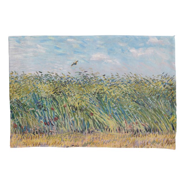 Vincent van Gogh - Campo de trigo com Lark (Frente)