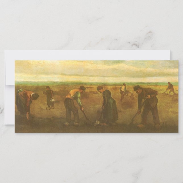 Vincent van Gogh - Camponeses Plantando Batatas (Frente)