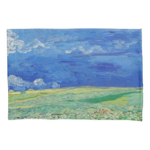 Vincent van Gogh - Campos de rodas sob as nuvens d