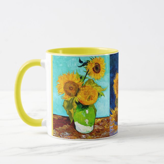 Vincent Van Gogh - Caneca Girassóis (Esquerda)