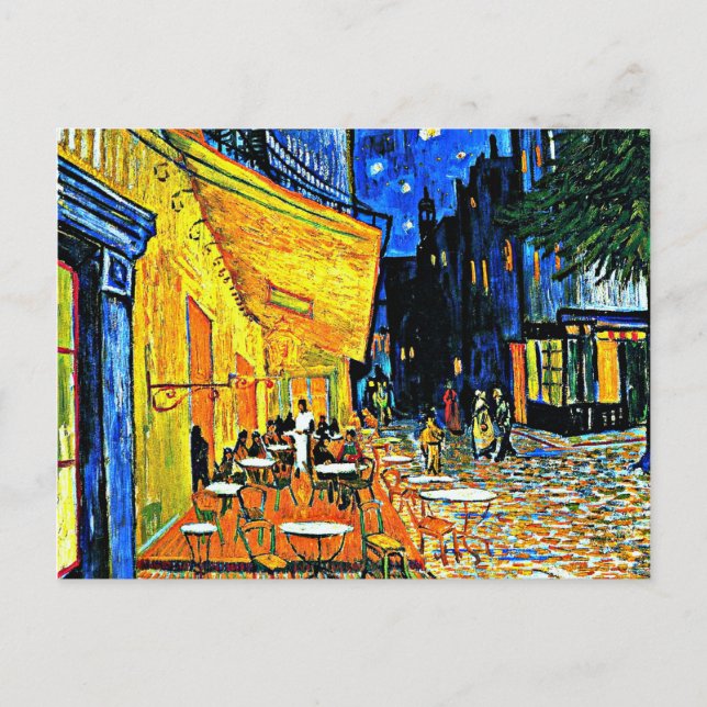 Vincent Van Gogh - Cartão de Posto Café Terrace (Frente)