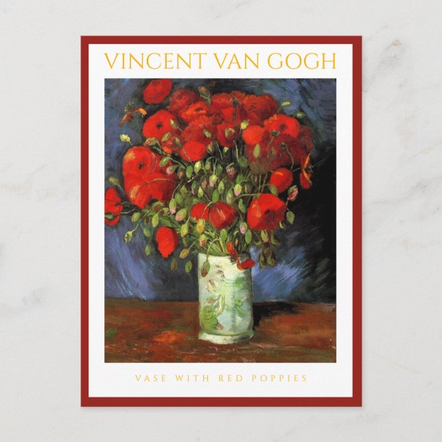 VINCENT VAN GOGH ... CARTÃO POSTAL (Frente)