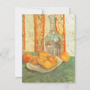 Vincent van Gogh - Decanter e Lemons numa Prata