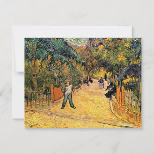 Vincent van Gogh - Entrada do Parque Público, Arle