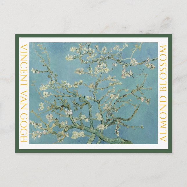VINCENT VAN GOGH ... FLOR DE AMENDOEIRA ... Cartão (Frente)