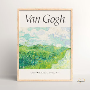 Vincent van Gogh Green Wheat Fields Art Impressão