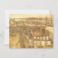 Vincent van Gogh - Jardim do Carpenter e Lavanderi