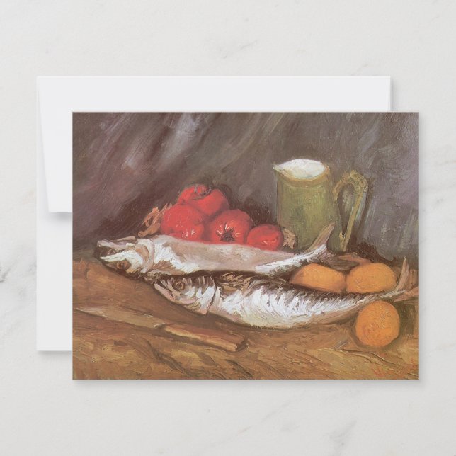 Vincent van Gogh - Mackerels, Lemons e Tomates (Frente)