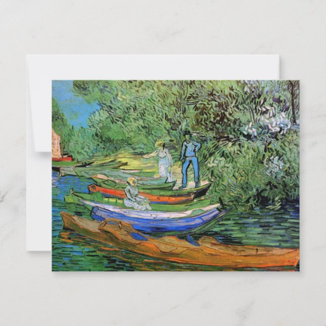 Vincent van Gogh - Margem do Oise em Auvers (Frente)