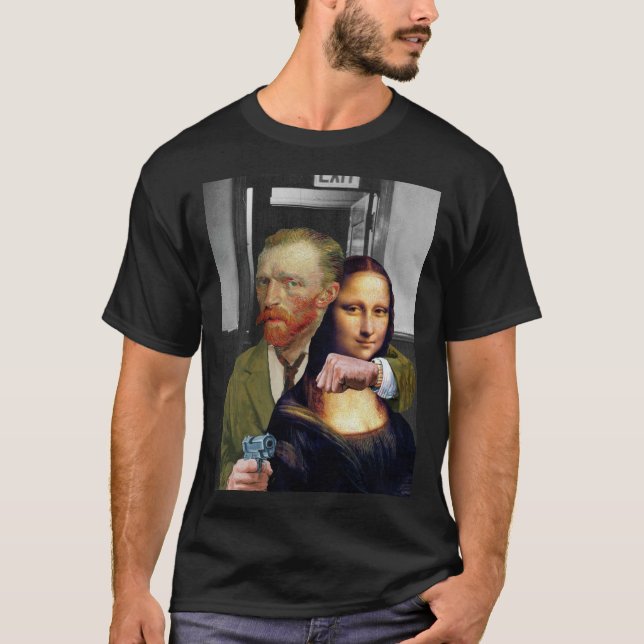Vincent van Gogh - Mona Lisa T-Shirt (Frente)