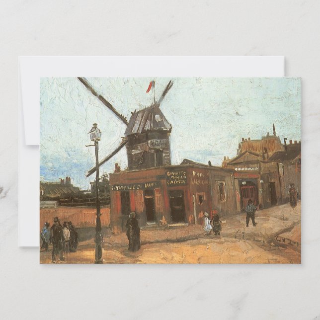 Vincent van Gogh - Moulin de la Galette, Moinho de (Frente)