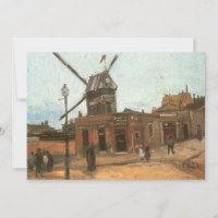 Vincent van Gogh - Moulin de la Galette, Windmill