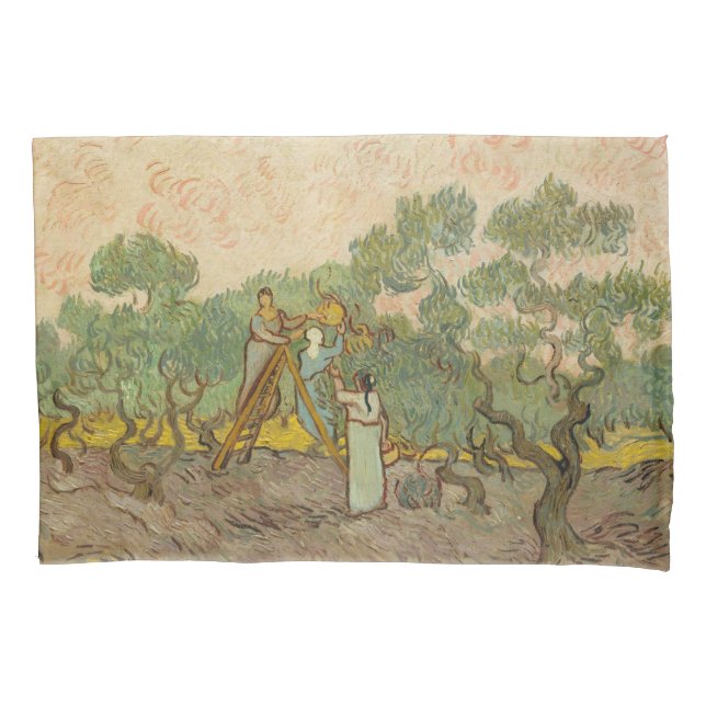 Vincent van Gogh - Mulheres Escolhendo Azeitonas (Frente)