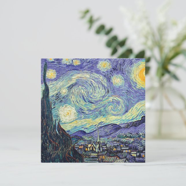 Vincent Van Gogh Na Noite Estrelada (Em pé/Frente)