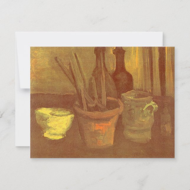 Vincent van Gogh - Natureza Morta Pincéis em Vaso (Frente)