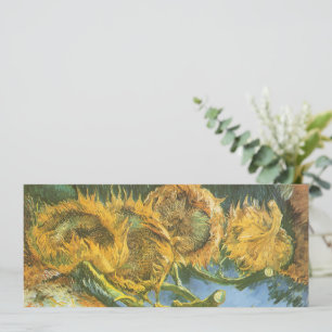 Vincent van Gogh - Natureza Morta: Quatro Girassói