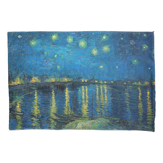 Vincent Van Gogh Noite Estrelada Sobre o Ródano (Frente)