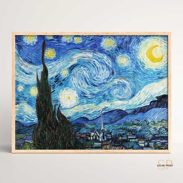 Vincent van Gogh O Impressão de Arte Noturna Estre (Criador carregado)