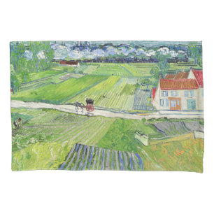 Vincent van Gogh - Paisagem com Carruagem e comboi