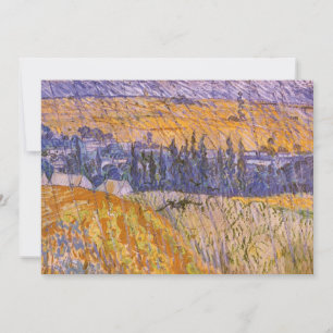 Vincent van Gogh - Paisagem em Auvers na Chuva