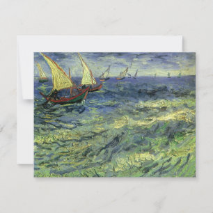 Vincent van Gogh - Paisagem Marítima em Saintes Ma