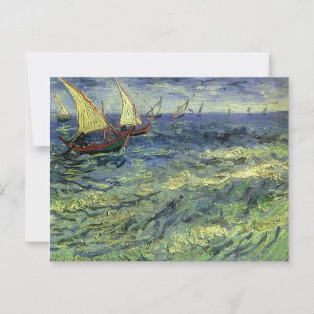 Vincent van Gogh - Paisagem Marítima em Saintes Ma (Frente)