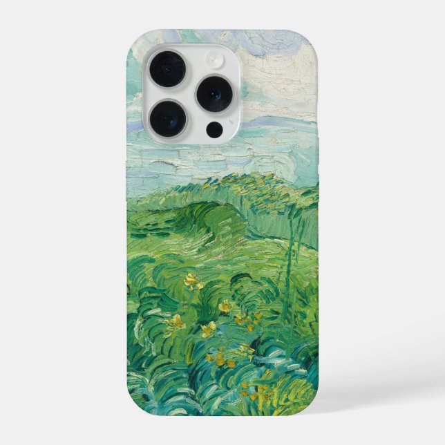 Vincent Van Gogh pintura Campo de trigo verde  (Verso)