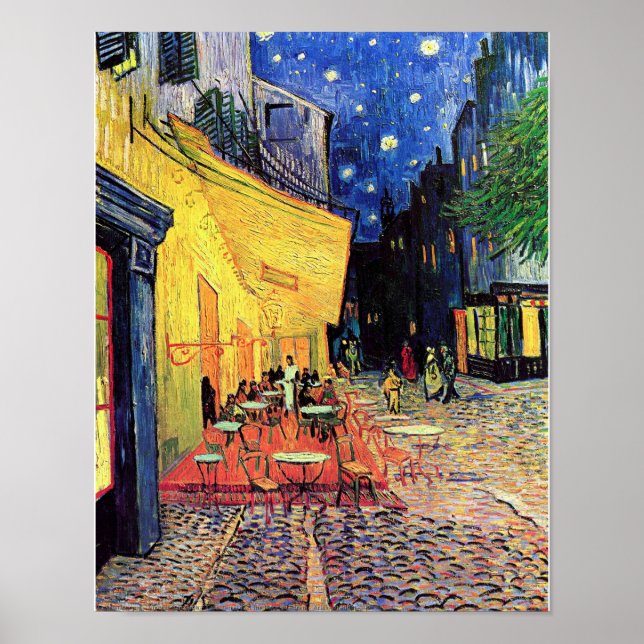 Vincent van Gogh - Poster 'Café Terrace at Night' (Frente)