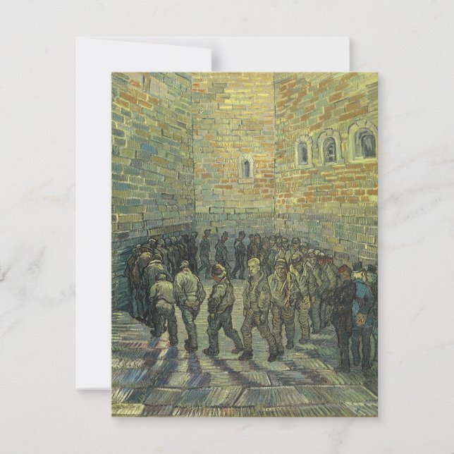 Vincent van Gogh - Prisioneiros Exercitando-se (Frente)