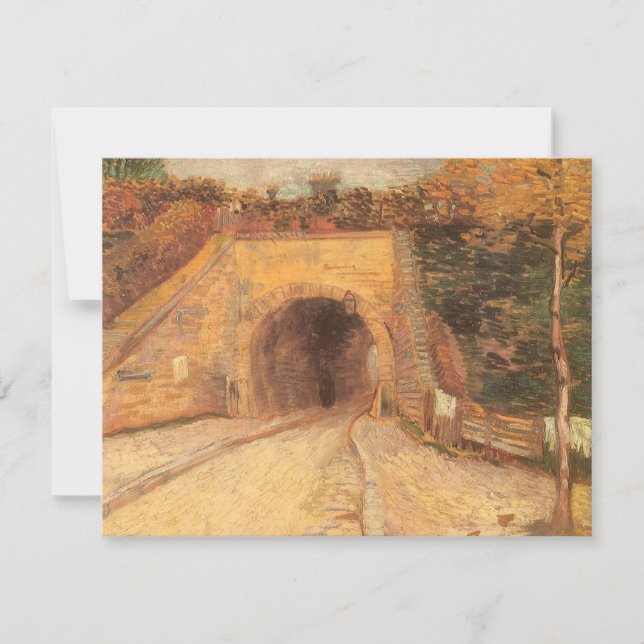 Vincent van Gogh - Roadway Underpass, O Viaduto (Frente)