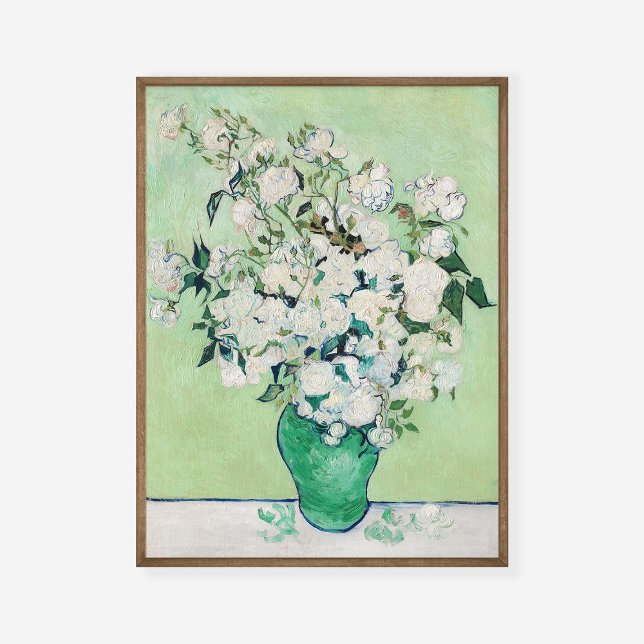 Vincent van Gogh Rosa 1890 Pintura Impressão (Criador carregado)