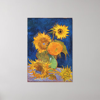 Vincent Van Gogh Seis Canvas Girassóis