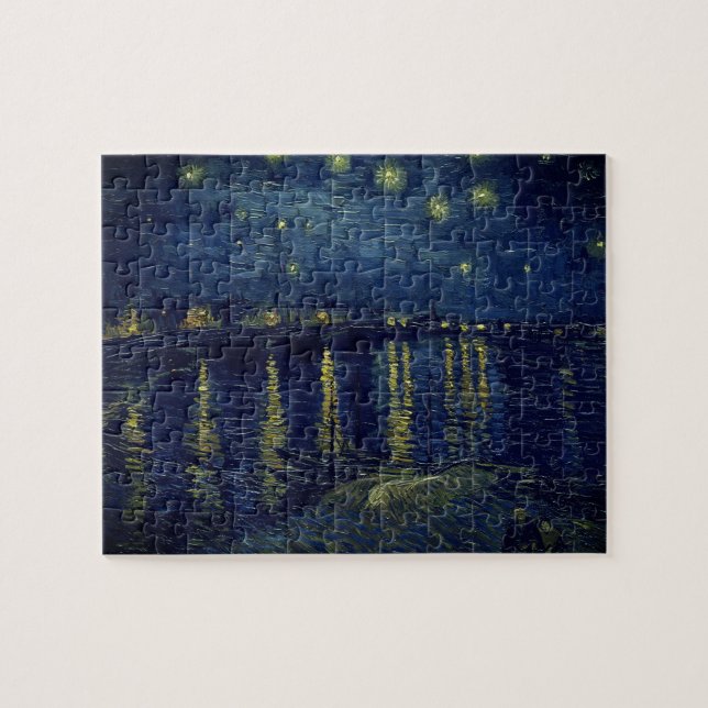 Vincent Van Gogh Starry Night no Quebra-cabeça Rho (Horizontal)