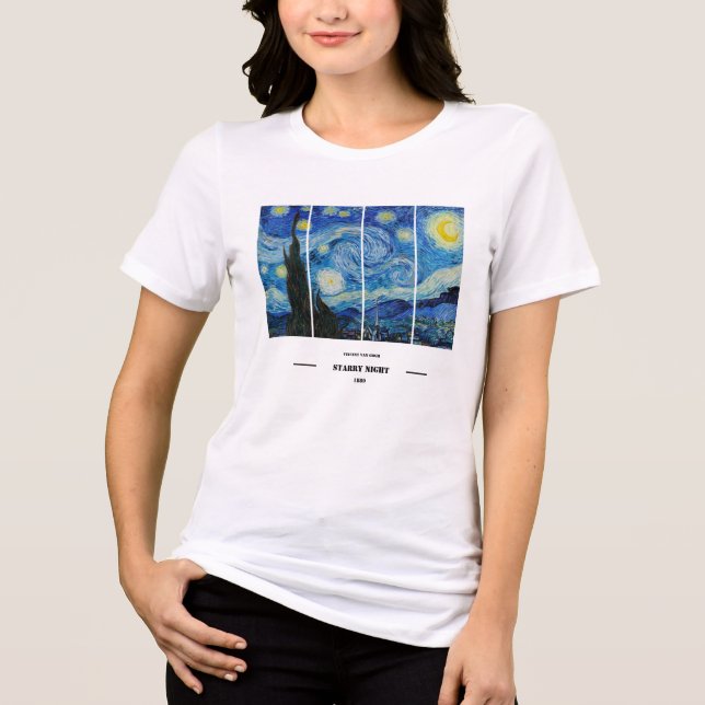 Vincent Van Gogh Starry Night T-Shirt (Frente)