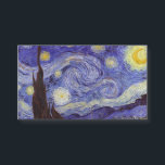 Vincent Van Gogh Starry Night Vintage Fine Art<br><div class="desc">Vincent van Gogh Starry Night Fine Art Painting Starry Night Starry Night é uma pintura do artista poste-impressionista holandês Vincent van Gogh. O céu azul à noite está cheio de nuvens, estrelas e uma lua crescente brilhante. A Noite Estrelada é a única noturna na série de visões da janela do...</div>