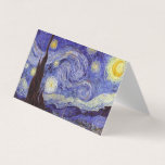 Vincent Van Gogh Starry Night Vintage Fine Art<br><div class="desc">Vincent van Gogh Starry Night Fine Art Painting Starry Night Starry Night é uma pintura do artista poste-impressionista holandês Vincent van Gogh. O céu azul à noite está cheio de nuvens, estrelas e uma lua crescente brilhante. A Noite Estrelada é a única noturna na série de visões da janela do...</div>
