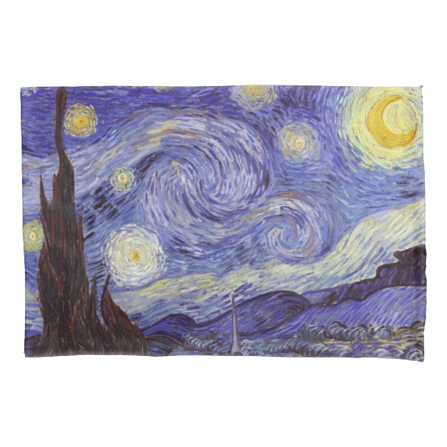 Vincent Van Gogh Starry Night Vintage Fine Art (Frente)