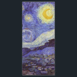 Vincent Van Gogh Starry Night Vintage Fine Art<br><div class="desc">Vincent van Gogh Starry Night Fine Art Painting Starry Night Starry Night é uma pintura do artista poste-impressionista holandês Vincent van Gogh. O céu azul à noite está cheio de nuvens, estrelas e uma lua crescente brilhante. A Noite Estrelada é a única noturna na série de visões da janela do...</div>